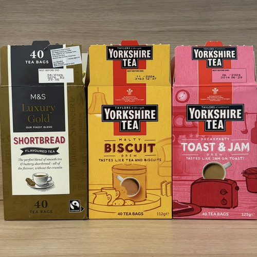 包邮 现货英国约克平替玛莎黄油饼干味红茶Luxury Goldshortbread