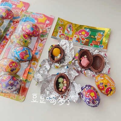 明治巧克力五彩内含贴纸5枚