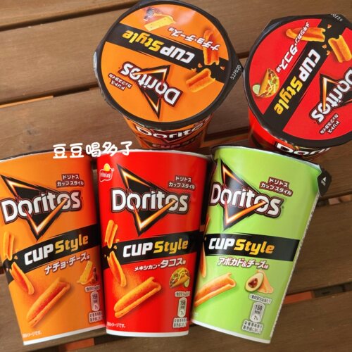 现货日本Fritolay-Doritos墨西哥卷饼三角脆条杯薯片卷粟米饼干条