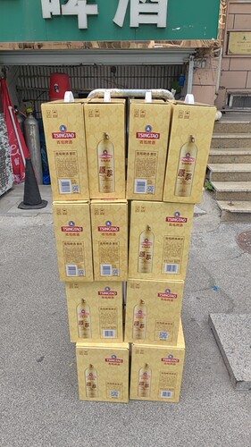 顺丰包邮青岛一厂生产原浆啤酒鲜啤原浆7天精酿鲜活1L*2瓶