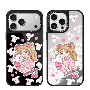 现货CASETiFY正品Cammy 兔与女孩适用苹果iPhone16/17 Pro Max防摔手机壳女生15/14/13轻奢air甜美高端保护套