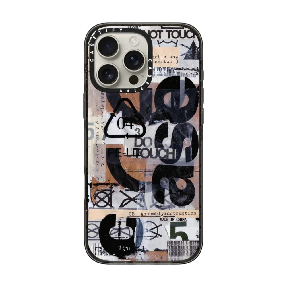 现货正品CASETiFY复古做旧拼贴画艺术适用苹果iPhone 16 pro max防摔手机壳时尚15/14/13潮牌16e高级感保护套