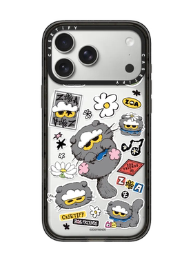 现货CASETiFY正品联名权志龙ZO&FRIENDS适用苹果iPhone17 pro max贴纸满印手机壳限量16/15软萌air高级感14套