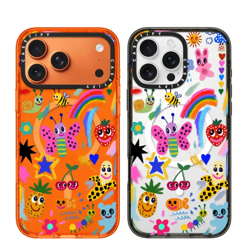 现货CASETiFY正品好氛围蜜蜂花园适用苹果iPhone16/17 Pro Max防摔手机壳时尚15/14/air田园风13艺术家保护套