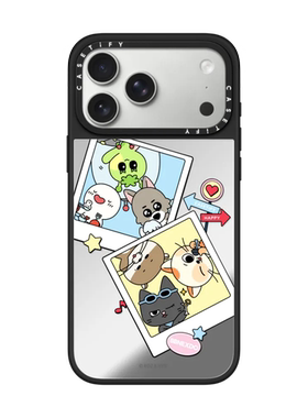 现货CASETiFY正品联名BBNEXDO门童宝丽来适用苹果iPhone17 pro max高颜值手机壳16/15卡通动物13相框14保护套