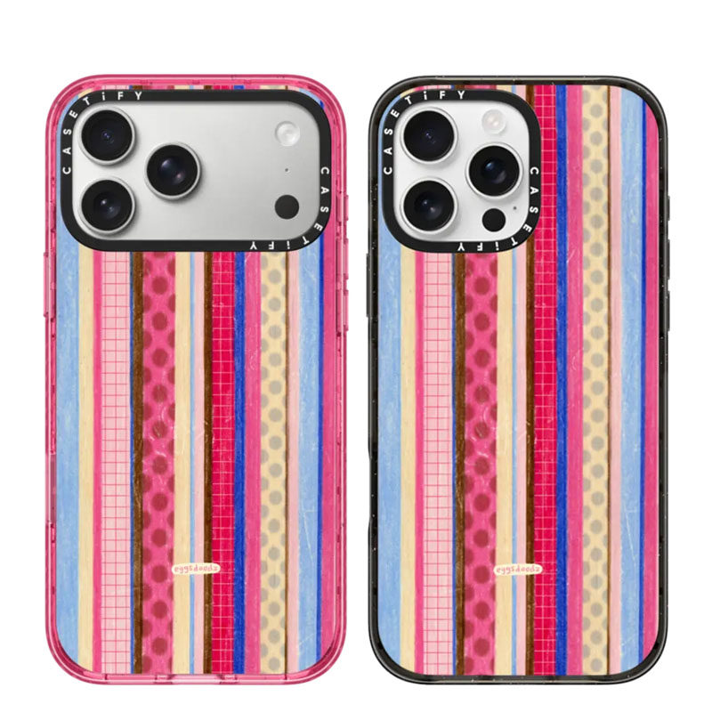 现货CASETiFY正品波尔卡圆点条纹适用苹果iPhone16/17 Pro Max防摔手机壳高级清新15/14/13靓丽ins风12保护套