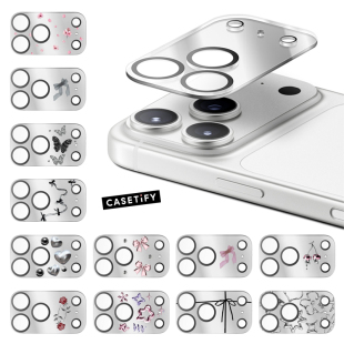 max艺术家款 pro 式 好看小图标高级时尚 写名字镜头膜 CASETiFY正品 个性 镜面手机镜头保护贴膜适用苹果iphone17