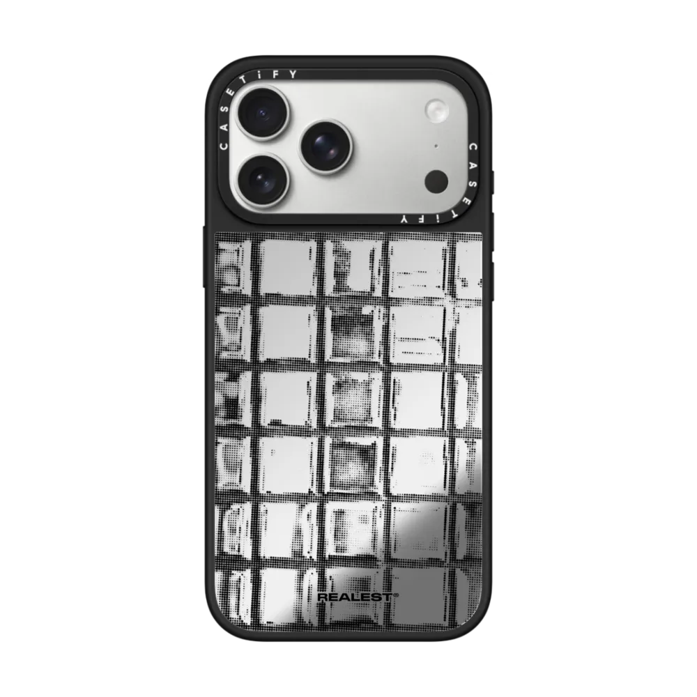 现货CASETiFY正品镜面瓷砖适用苹果iPhone17 pro max防摔手机壳创意个性16/15/14高级ins风air艺术家13保护套