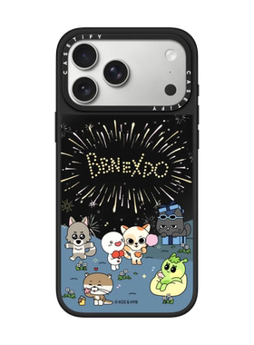 现货CASETiFY正品联名BBNEXDO门童绚丽烟花适用苹果iPhone17 pro max防摔手机壳卡通16/15趣味13童趣14保护套