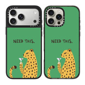 15时尚 pro 17air艺术家绿底小豹子保护套 max防摔手机壳创意14 现货casetify心之所向适用苹果iPhone16