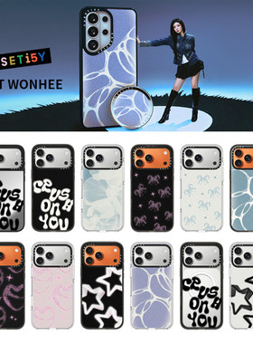 现货CASETiFY联名ILLIT WONHEE李沅禧Y2K印花适用苹果iPhone 17 pro max科技风手机壳创意16/15/14时尚潮流套