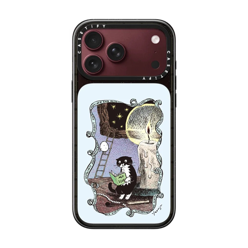 CASETIFY黑猫夜读艺术家手机壳套