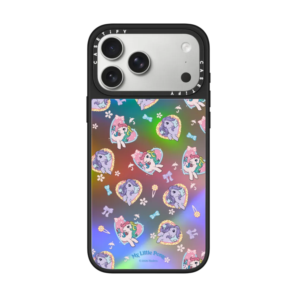 现货CASETiFY正品联名小马宝莉图案装饰适用苹果iPhone17 pro max防摔手机壳少女心16/15/14艺术洋气限量13套