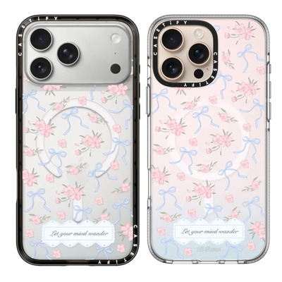现货CASETiFY正品森林早报春日浪漫适用苹果iPhone16/17 Pro Max手机壳软妹14/13时尚17 air高档15甜美保护套