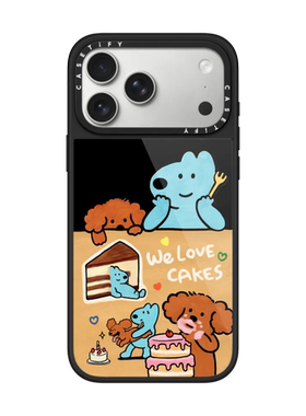 现货CASETIFY正品我们喜欢蛋糕适用苹果iPhone16/17 Pro Max防摔手机壳可爱萌宠14趣味17air轻奢15艺术保护套