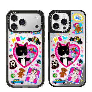 现货CASETiFY正品爱的环绕适用苹果iPhone 16/17Pro Max防摔手机壳趣味小猫15/14/air轻奢ins风艺术家保护套
