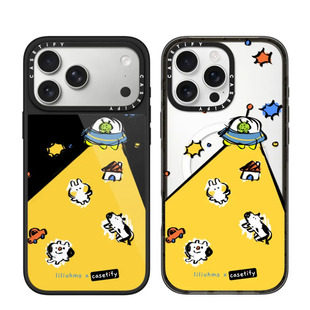现货CASETiFY正品外星入侵者适用苹果iPhone16/17Pro Max磁吸防摔手机壳时尚15/14轻奢air科技感太空13保护套