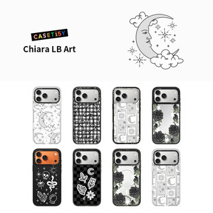 Max植物与丛林野猫手机壳清新16 现货CASETiFY正品 15保护套14 Pro Draws适用苹果iPhone17 艺术家Jess Miller