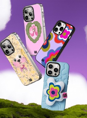 现货CELINE KWAN联名CASETiFY适用苹果iPhone15 pro max立体泡芙手机壳14/13设计感限量款艺术家高级保护套12