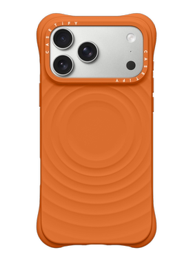 现货CASETiFY赵露思明星同款橙色波漾壳适用苹果iPhone17 pro max波浪手机壳创意硅胶17air好看16/15保护套14