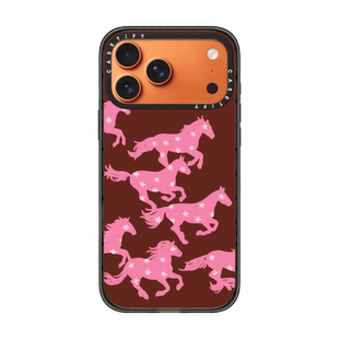 现货CASETiFY正品奔跑的小马适用苹果iPhone16/17ProMax防摔手机壳时尚15/14/air酒红新年氛围本命年13保护套