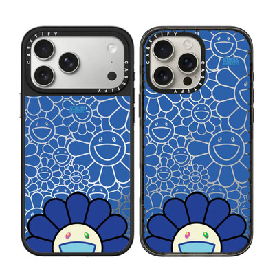 CASETiFY村上隆蓝色微笑手机壳套