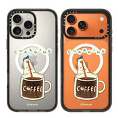 现货CASETiFY正品 13好看air治愈插画艺术保护套 Pro Max防摔手机壳卡通15 咖啡续命鸭适用苹果iPhone16