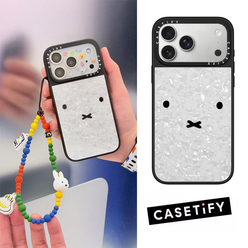 现货CASETiFY联名系列Miffy米菲70周年限量版贝母手机壳适用苹果iPhone 17 Pro Max高级感16奢华15洋气保护套