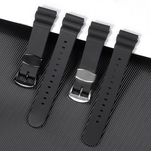 适用精工硅胶手表带SEIKO水鬼5号罐头鲍鱼原装款20/22mm男士表带