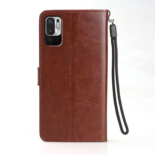 适用 小米M2103K19I手机壳皮夹红米NOTE10T保护套翻盖REDMI NOTE10T外壳6.50英寸xiaomi磁扣钢化膜软壳硅胶钱