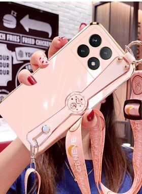 适用POCO X6 PRO手机壳防摔POCO X6PRO外壳6.67英寸小米2311DRK48G保护套腕带小米X6PROp0c0软壳2311DRK48Ipo
