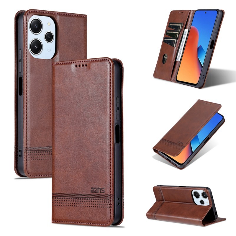 适用 红米NOTE12R手机壳6.79英寸小米23076RA4BC保护套皮夹外壳翻盖NETE12R潮女NATA12R钱包款红米NOTO12R防?