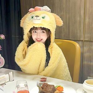 饼饼毛毯迪士尼可琦安毯子加厚冬季披肩办公室午睡学生宿舍珊瑚绒