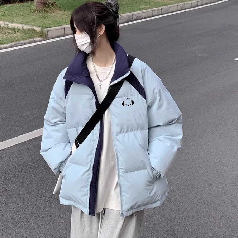 设计感保暖加厚棉衣小个子