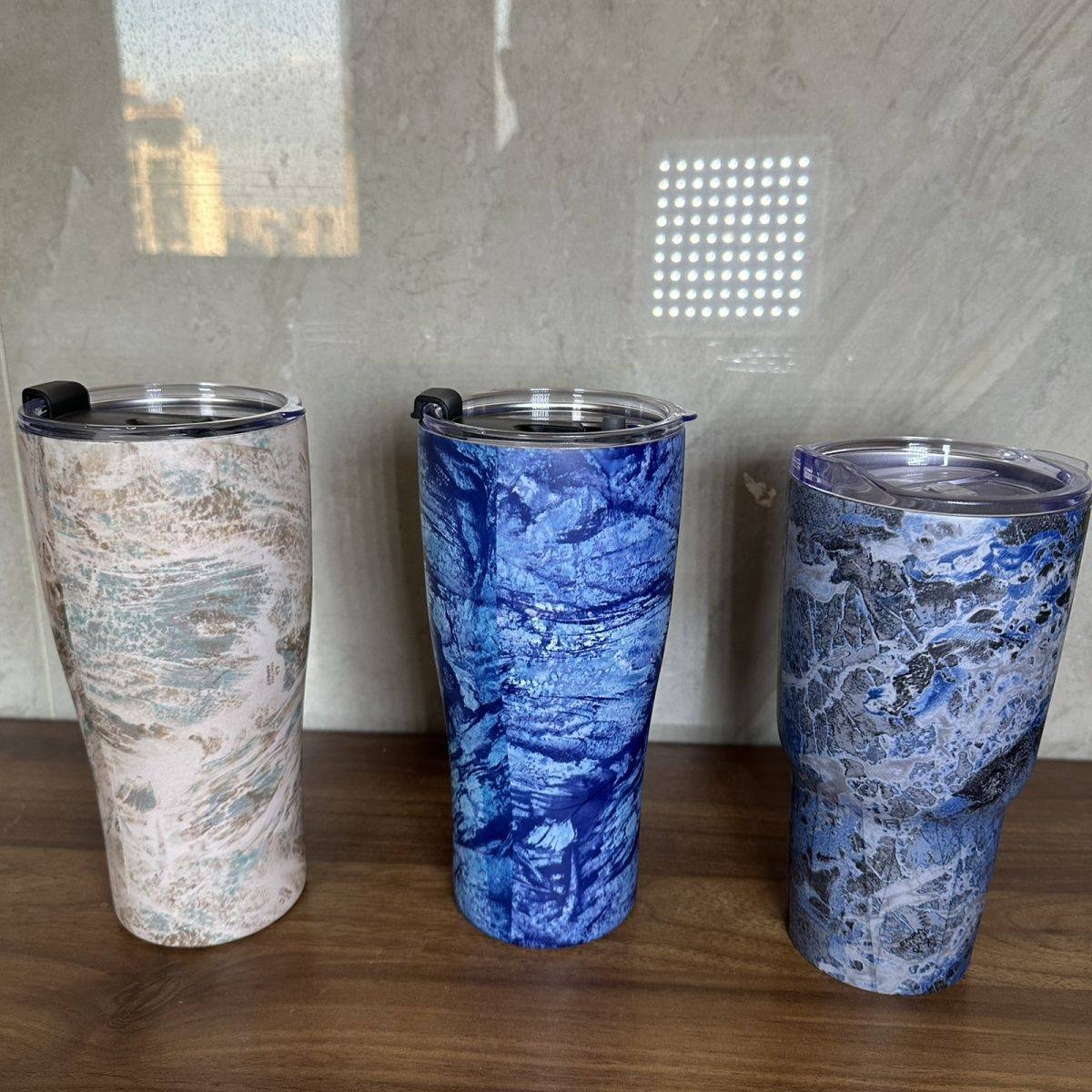 跨境热销汽车杯304不锈钢大容量冰霸杯时尚ins便携保温杯850ml