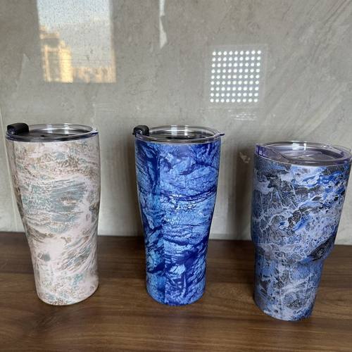 跨境热销汽车杯304不锈钢大容量冰霸杯时尚ins便携保温杯850ml