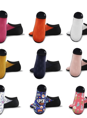 男女防滑地板鞋沙滩鞋轻便速干弹力防割伤脚海边防水母蛰伤鞋赶海