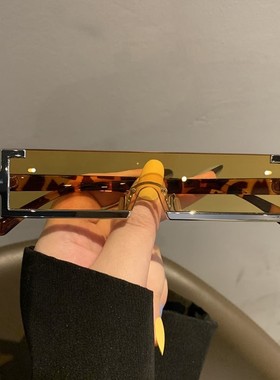 太阳镜个性日系男女超酷二次元未来科技感一体式眼镜装饰蹦迪墨镜