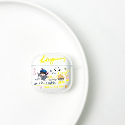 可爱粉丝应援刘宇宁涂鸦风耳机套