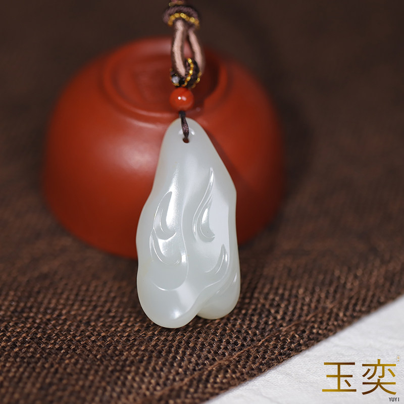 玉奕新疆和田玉籽料白玉仿古
