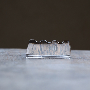 后朴展厅现货日本玻璃职人荒川尚也手作筷架搁置笔山笔架茶具文房