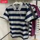 夏季 纯棉条纹Polo衫 时尚 韩版 男 班尼路男装 翻领T恤商务保罗衫 短袖