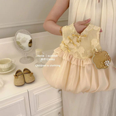 周岁宝宝礼服裙改良旗袍裙子 连衣裙新中式 长乐未央 原创女童夏装