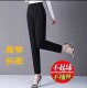子 女哈伦裤 子女夏松紧腰冰丝长裤 夏弹力高腰显瘦休闲小脚萝卜裤 裤