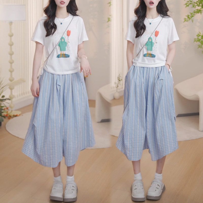 小清新少女套装女2026夏