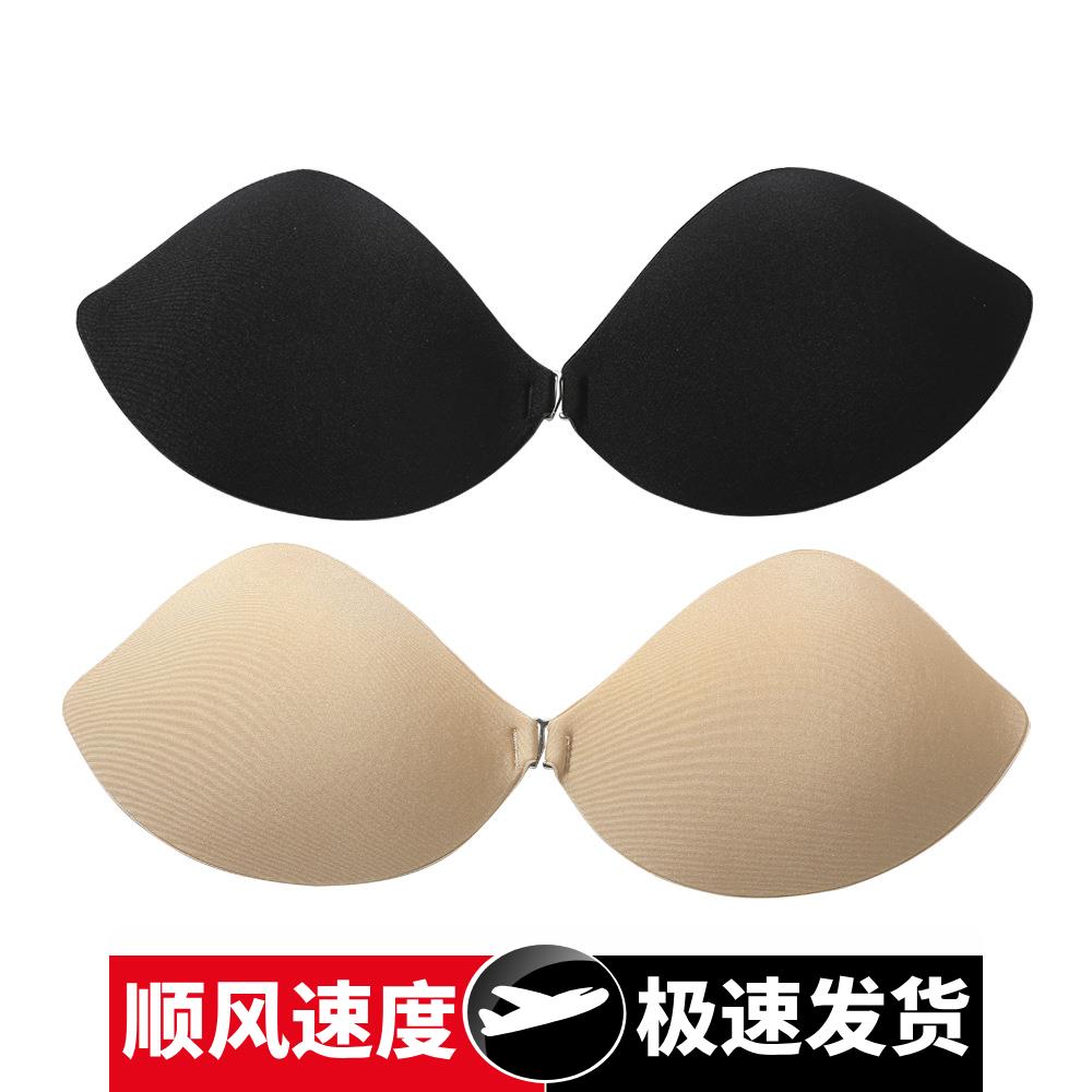 无痕性感文胸裹胸抹胸式胸罩防滑隐形乳罩深聚拢防下垂透气乳贴
