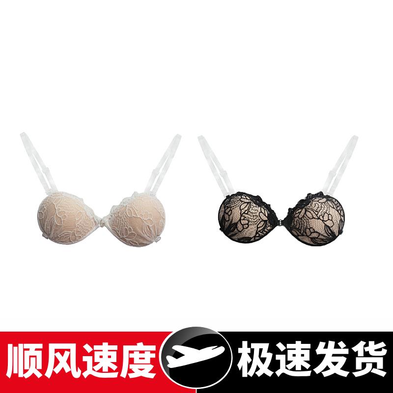 手掌型加厚蕾丝隐形胸贴蕾丝乳贴绣花胸贴手掌布蕾丝硅胶文胸贴
