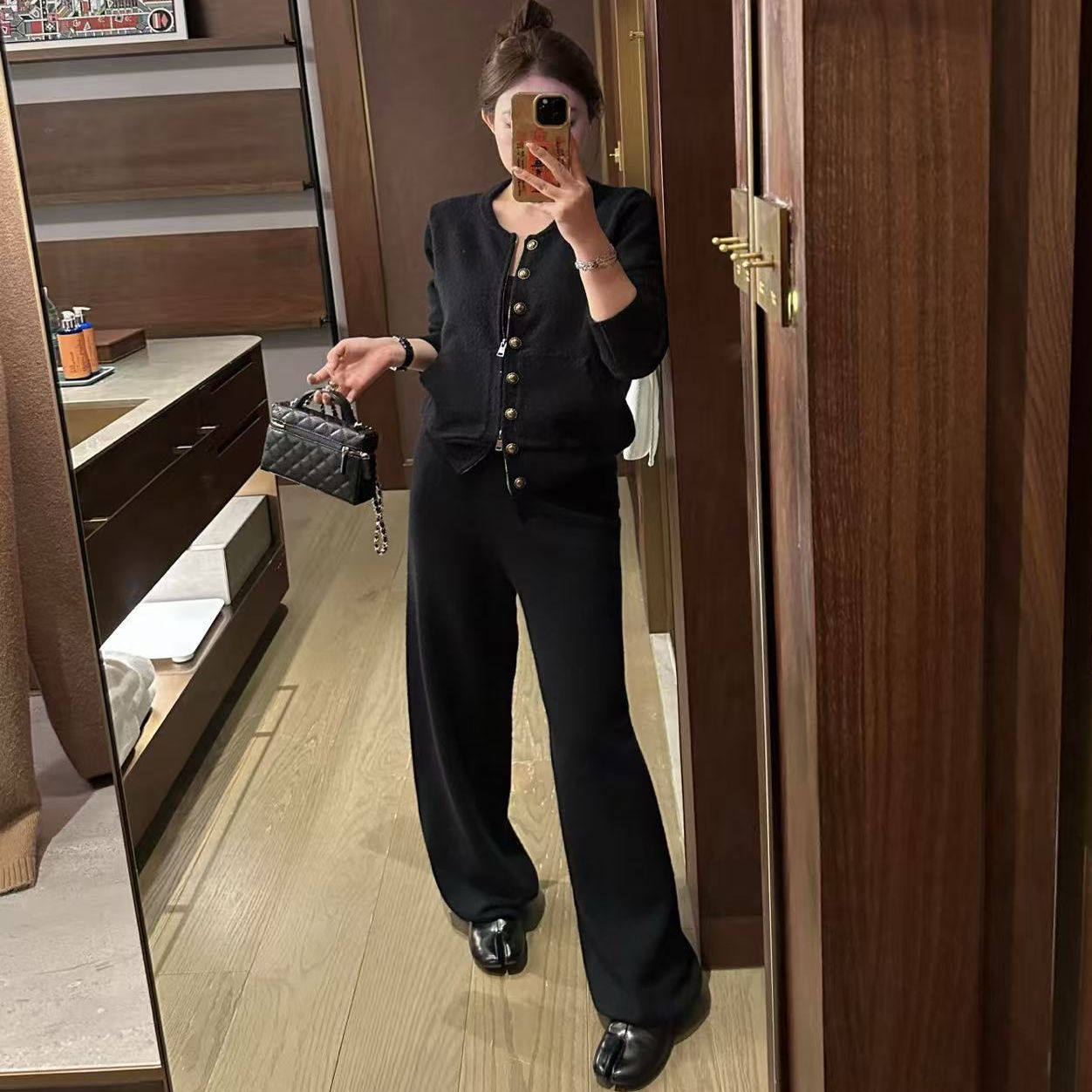 琪琪微微胖大码女装极简风针织开衫阔腿裤套装女时尚显瘦两件套,女装/女士精品,时尚套装,淘宝优惠券,粉丝福利购,淘宝优惠卷