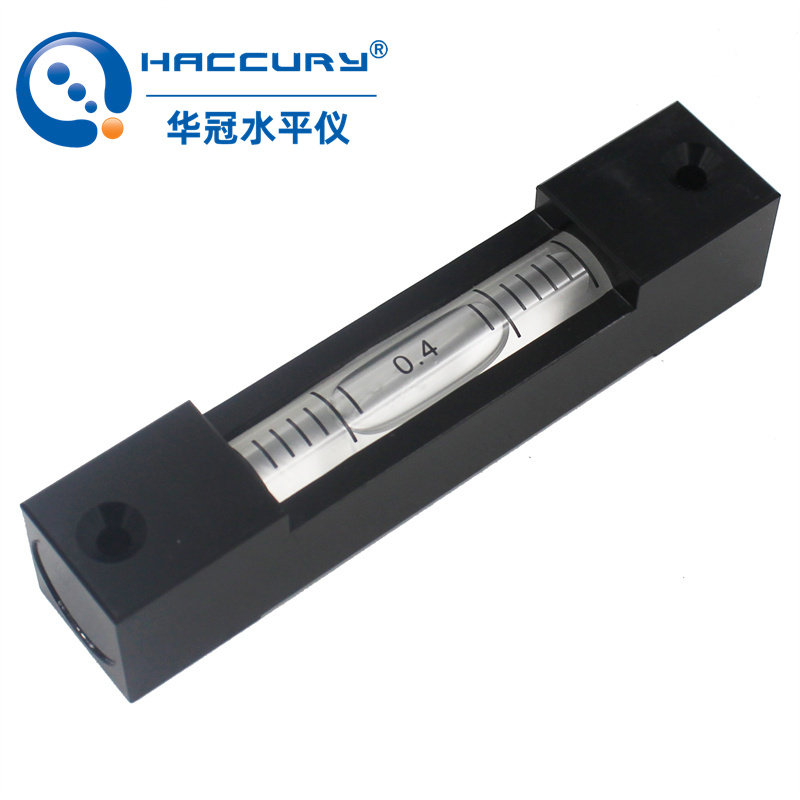 铝合金黑色氧化条式水平仪微型迷你长条水平尺水准泡珠80mm