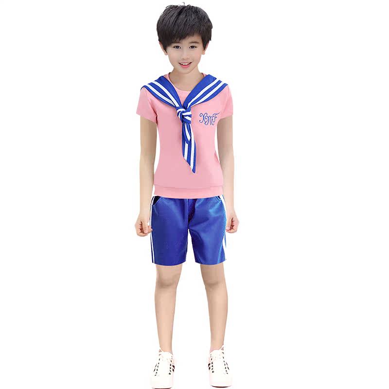 六一儿童演出服啦啦队服装女套装啦啦操大合唱幼儿园舞蹈学生表演|ruв категории Женская одежда, костюм/национальная одежда/театр костюм, национальная одежда/этап погрузки - от Buy2taobao.com для оказания профессиональной услуги покупки агента Taobao
